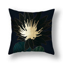 GobekUsa Big Leaves Cushion Covers - Nordic Simple Decorative Pillows for Living Room