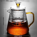 GobekUsa Borosilicate Glass Teapot with Infuser for Puer Tea and Boiling Water