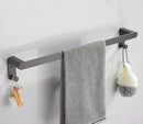 GobekUsa Bathroom Hardware Set: Towel Rack, Shelf, Paper Holder, Towel Holder, Toilet Brush Holder