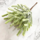 GobekUsa Green Plant Flower Cherry Stamen Berries Bundle for DIY Decor and Gifts