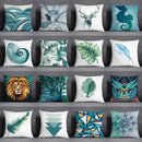 GobekUsa Animal Pattern Decorative Pillowcase 45x45cm - Modern Design for Home and Car
