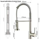 GobekUsa Gourmet Faucets for Kitchen Bathroom, Mixer Tapware for Sink Washbasin