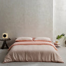 GobekUsa 100% Cotton Foam Yarn Bedding Set with Solid Color Jacquard Design