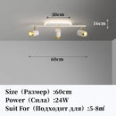 GobekUsa LED Chandelier with Spotlights for Living Room Bedroom Ceiling Decor