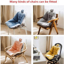 GobekUsa Cartoon Velvet Chair Cushion with Back Support