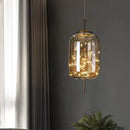 GobekUsa Glass Pendant Lights: Modern LED Ceiling Chandelier for Bedroom & Bathroom
