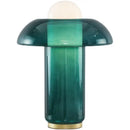GobekUsa Green Glass Desk Lamp for Nordic Style Living Room and Bedroom Decor