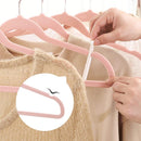 GobekUsa 45CM Flocking Hanger: Non-Slip Velvet Trousers Rack for Clothing Store