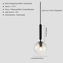 GobekUsa Glass Ball Pendant Light for Dining Room & Bedroom Decor