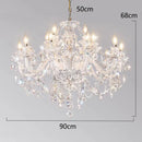 GobekUsa Crystal Chandelier: Modern Home Decoration Pendant Lights for Living & Dining Room
