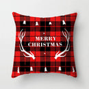 GobekUsa Christmas Cushion Cover 45x45cm Xmas Pillowcase for Sofa - Happy New Year 2023