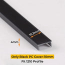 GobekUsa LED Strip Channel Diffuser for Flexible Replaceable LED Aluminum Profile Light Cover