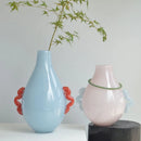 GobekUsa Glass Geometric Flower Vase Home Decor Art Bottle Floral Arrangement Accessory