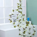 GobekUsa Artificial Sakura Flowers Vine: Wedding Garden Rose Arch Decoration