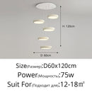 GobekUsa Circular Dimmable Pendant Light Modern Chandelier for Dining Room, Kitchen Island