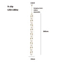 GobekUsa Crystal Gold Chain Chandelier Ceiling Lamp for Home Décor