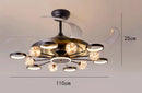 GobekUsa Kids Bedroom Ceiling Fan with Remote Control & LED Light