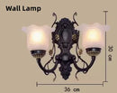 GobekUsa Glass Shade Ceiling Chandelier for Home Decor Lighting