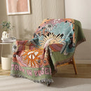 GobekUsa Double-sided Ethnic Tapestry Sofa Blanket
