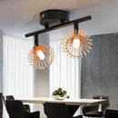 GobekUsa Diamond Cage Chandelier: Industrial Kitchen & Living Room Lighting