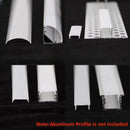 GobekUsa LED Strip Channel Diffuser for Flexible Replaceable LED Aluminum Profile Light Cover
