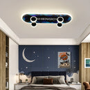 GobekUsa Kids Skateboard LED Ceiling Light for Modern Children's Rooms