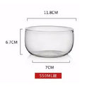 GobekUsa Glass Salad Bowl Set - High Borosilicate, Food Storage, Lunch Bento Box