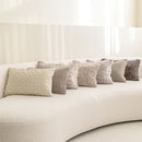 GobekUsa Light Grey Coffee Texture Pillow Covers - Modern Simplicity Cushion Cover for Home