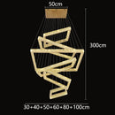 GobekUsa Crystal Chandelier: Elegant Living Room & Stair Pendant Light