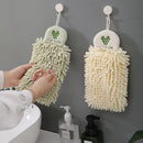 GobekUsa Embroidered Microfiber Hand Towel: Soft, Quick Dry, Portable for Kitchen, Bathroom, Travel