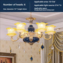 GobekUsa Elegant Crystal Chandelier Living Room Bedroom Lighting