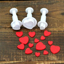 GobekUsa Heart & Star Cake Decorating Cookie Cutter Set - Mini Pastry Tools For Kids