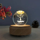 GobekUsa Crystal Ball Music Box: Rotating Light Projection, Birthday & Valentine's Day Gift