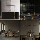 GobekUsa LED Linear Pendant Lights for Kitchen Dining Living Room Office
