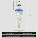 GobekUsa Crystal Chandelier: Elegant Villa Living Room Lighting