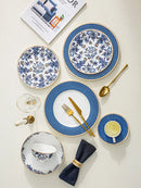 GobekUsa Blue Lotus Dinnerware & Tea Set