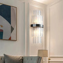 GobekUsa Crystal LED Wall Lamp Modern Luxury Light Gold Sconces for Living Room Bedroom
