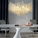 GobekUsa Gold Money Tree Crystal Chandelier for Bedroom Living Dining Room Luxury Lighting