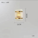 GobekUsa Gold Crystal LED Multi-layer Pendant Lights for Living Room Bedroom Decoration