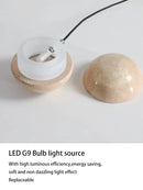 GobekUsa Lunar Stone Pendant Chandelier - Small Bedroom Home Decor Lighting