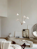 GobekUsa Japanese Cloth Chandeliers Pendant Lights for Living Room Decor