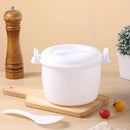 GobekUsa 6-in-1 Cooking Pot for Microwave Steaming, Rice, Pasta, Soup, and Vegetables