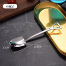 GobekUsa 4-Piece Stainless Steel Teaspoons Set for Coffee, Tea, Desserts & Ice Cream
