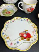 GobekUsa Easter Tulip Dinnerware Set & Serving Pieces for Home Kitchen.