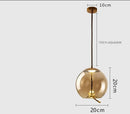 GobekUsa Glass LED Chandeliers for Living Room Bedroom Kitchen Pendant Lamp