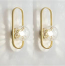 GobekUsa LED Glass Wall Sconce Lamp for Bedroom Living Room Staircase
