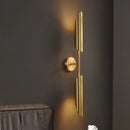 GobekUsa Golden Metal LED Wall Lamps for Bedroom Living Room Decor