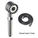 GobekUsa High Pressure Shower Head Set with 3 Modes and Hose Holder for Bathroom