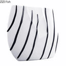 GobekUsa Elegant Striped Ceramic Vase TV Cabinet Crafts Hydroponic Home Decor Gift