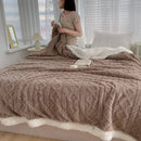 GobekUsa Lambswool Coral Flannel Blanket for Home & Office - Cozy Sofa & Bed Cover